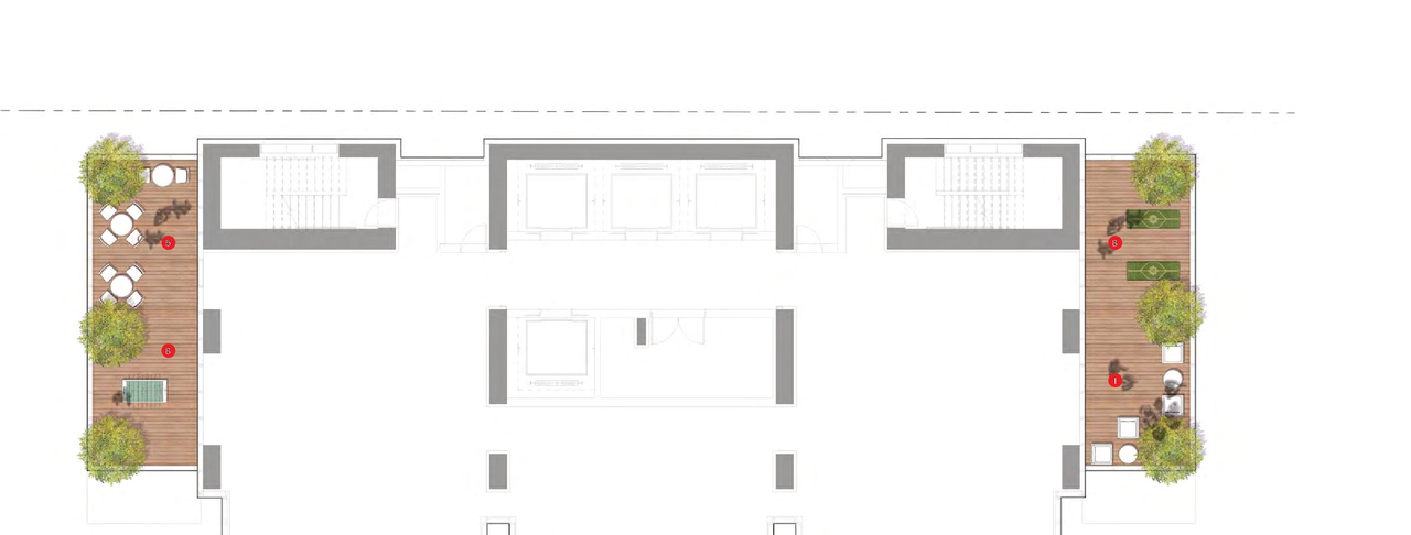 Floor plan for project from page 119 of the file 'Application booklet'