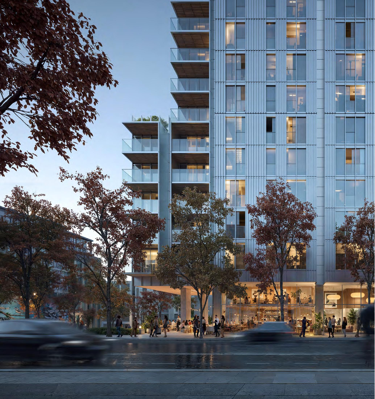 Rendering of building from page 4 of the file 'Application booklet'
