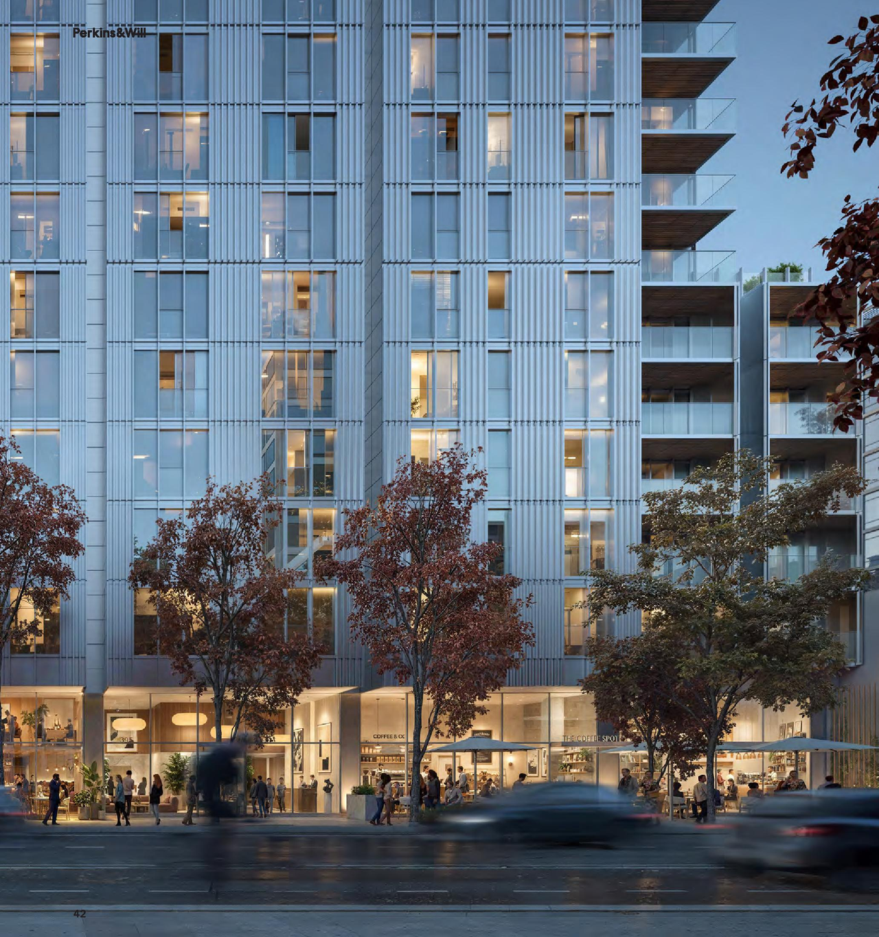 Rendering of building from page 42 of the file 'Application booklet'