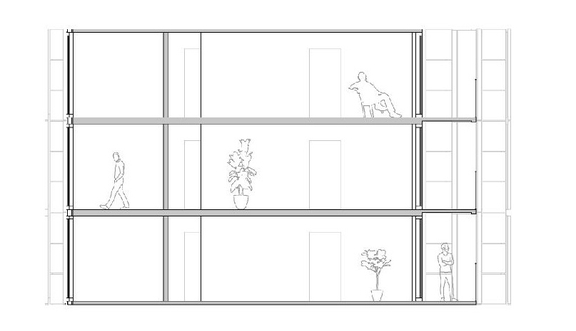 Floor plan for project from page 62 of the file 'Application booklet'