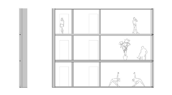 Floor plan for project from page 63 of the file 'Application booklet'