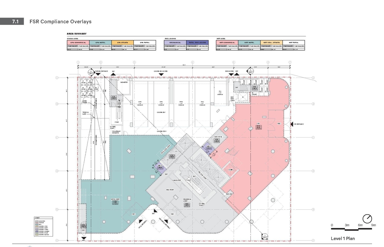 Construction site plan for project from page 114 of the file 'Application booklet'