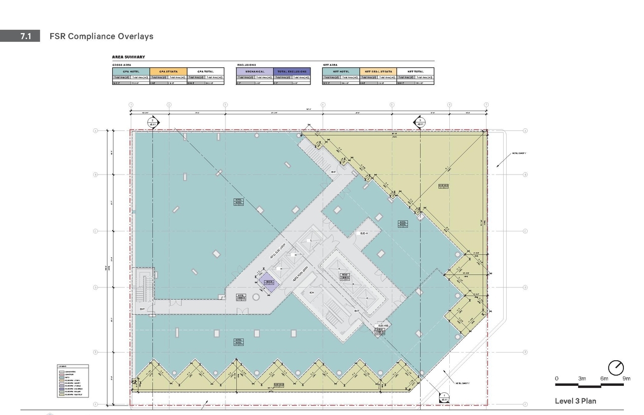 Construction site plan for project from page 116 of the file 'Application booklet'