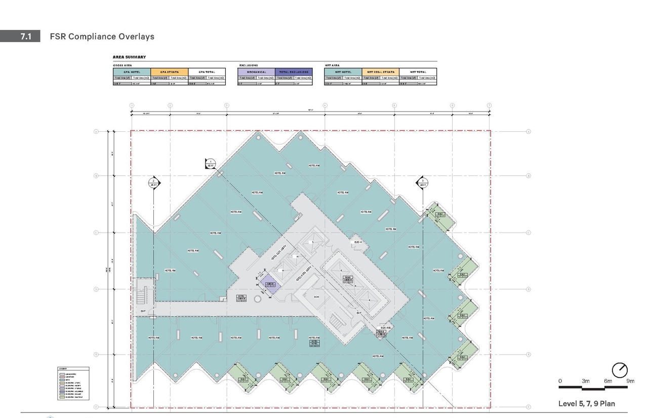 Construction site plan for project from page 118 of the file 'Application booklet'