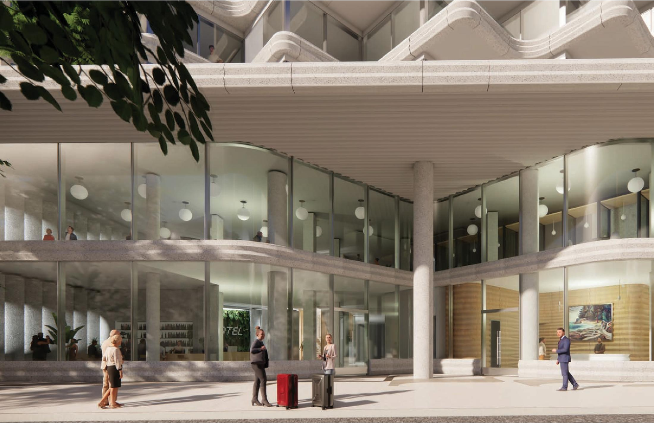 Rendering of building from page 32 of the file 'Application booklet'