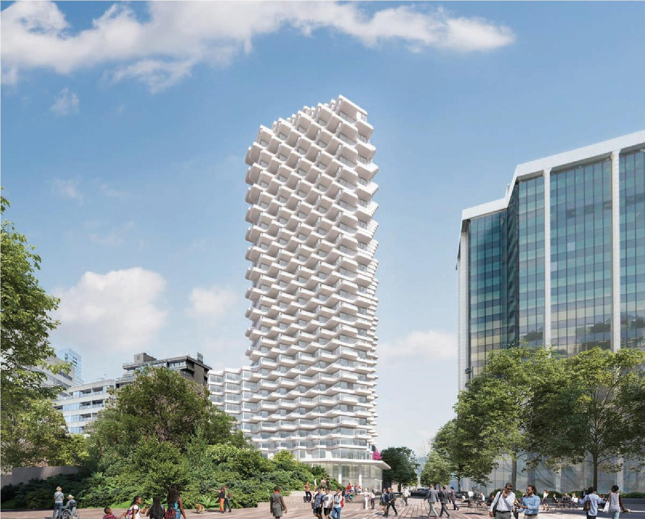 Rendering of building from page 52 of the file 'Application booklet'