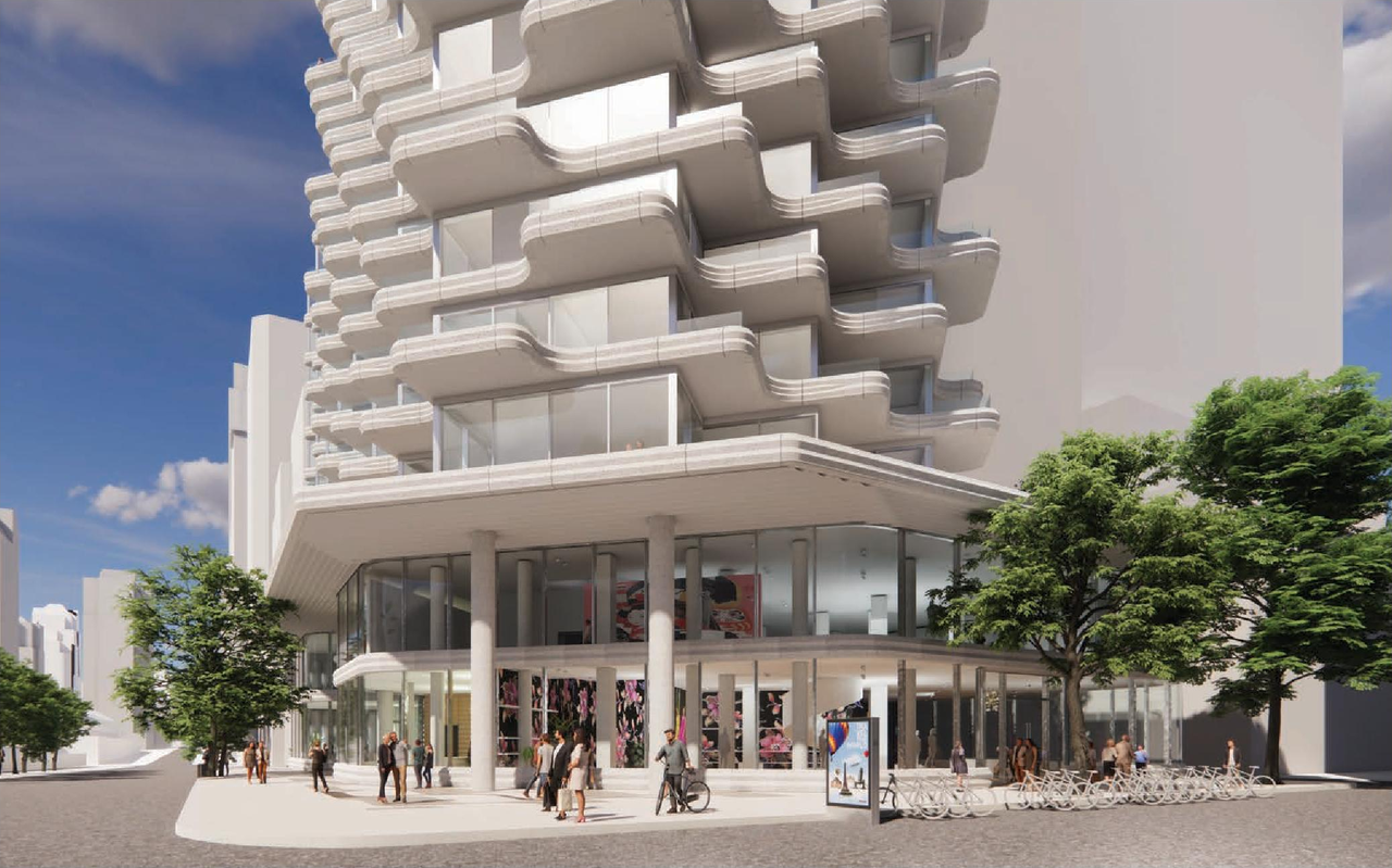 Rendering of building from page 53 of the file 'Application booklet'