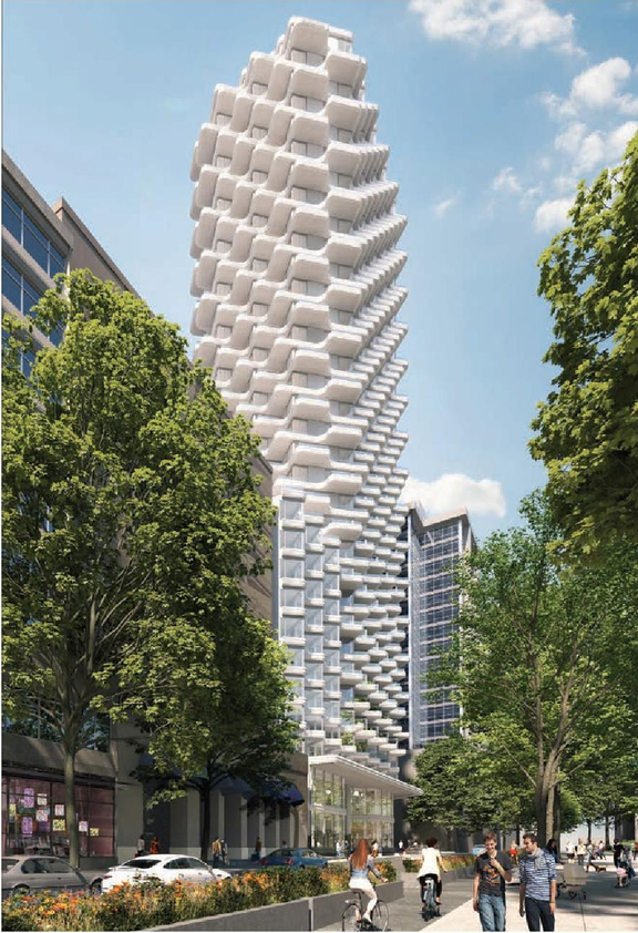 Rendering of building from page 56 of the file 'Application booklet'