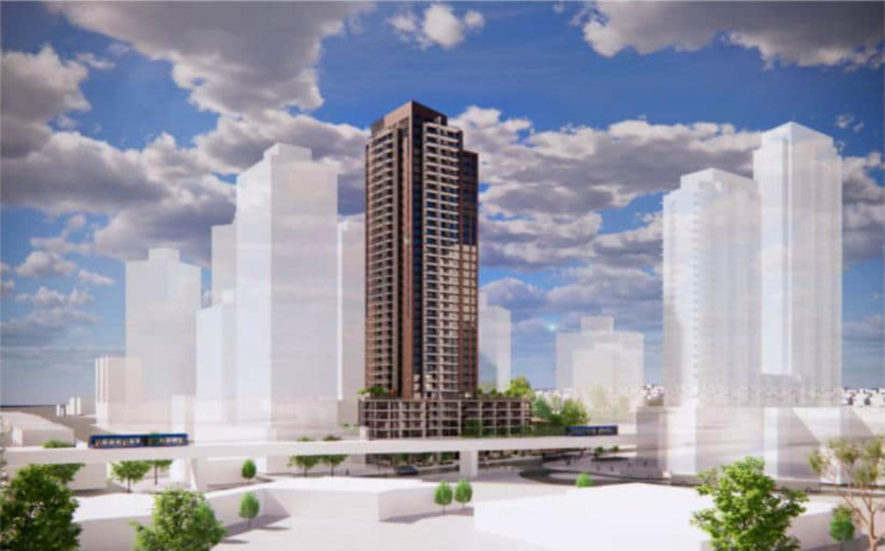 Rendering of building from page 5 of the file 'Report'