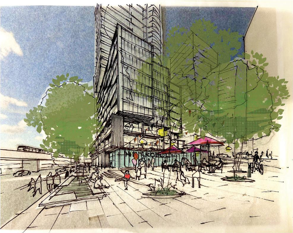 Rendering of building from page 37 of the file 'Application Booklet'