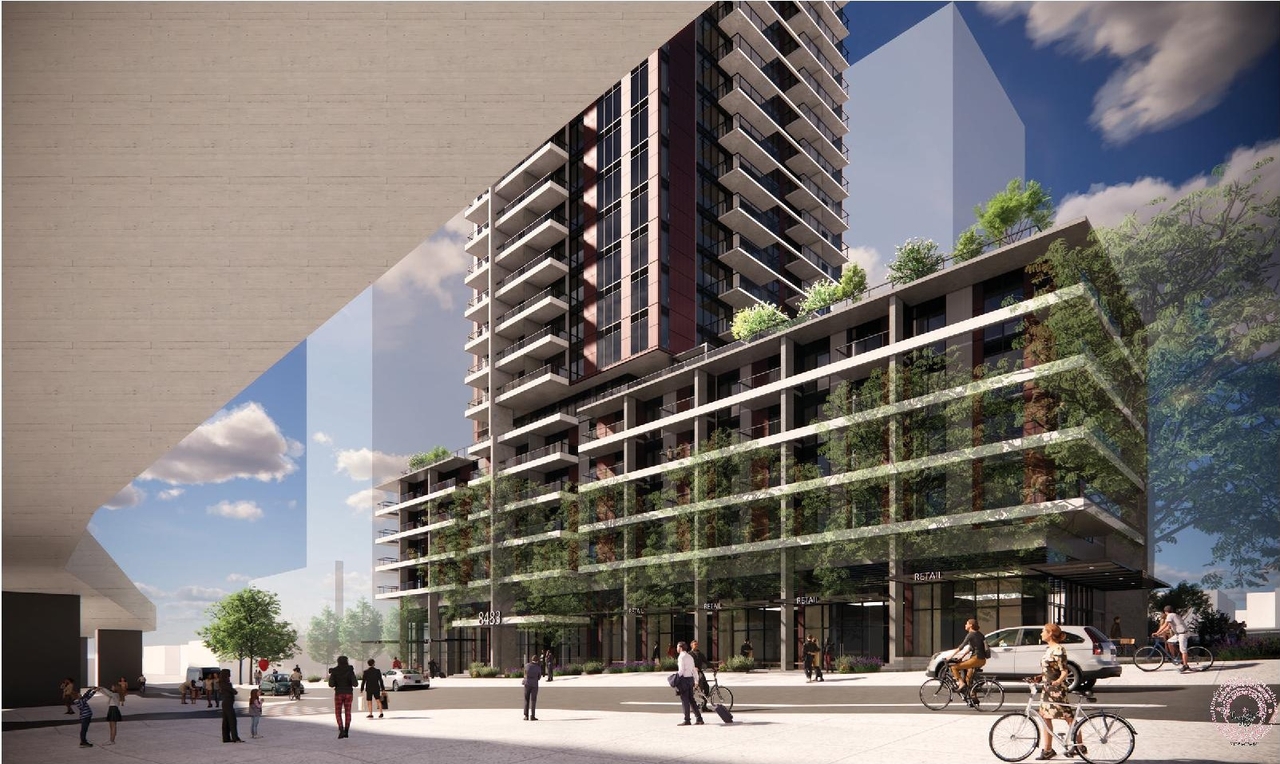 Rendering of building from page 58 of the file 'Application Booklet'