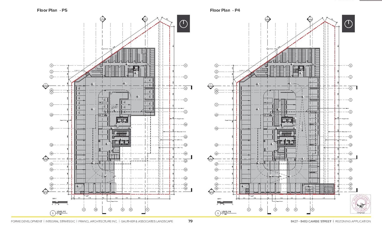 Floor plan for project from page 79 of the file 'Application Booklet'