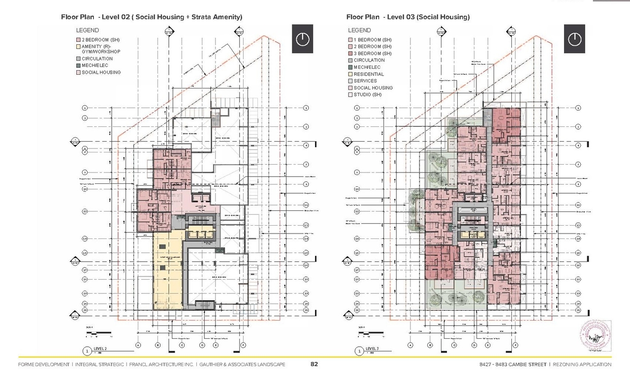 Floor plan for project from page 82 of the file 'Application Booklet'