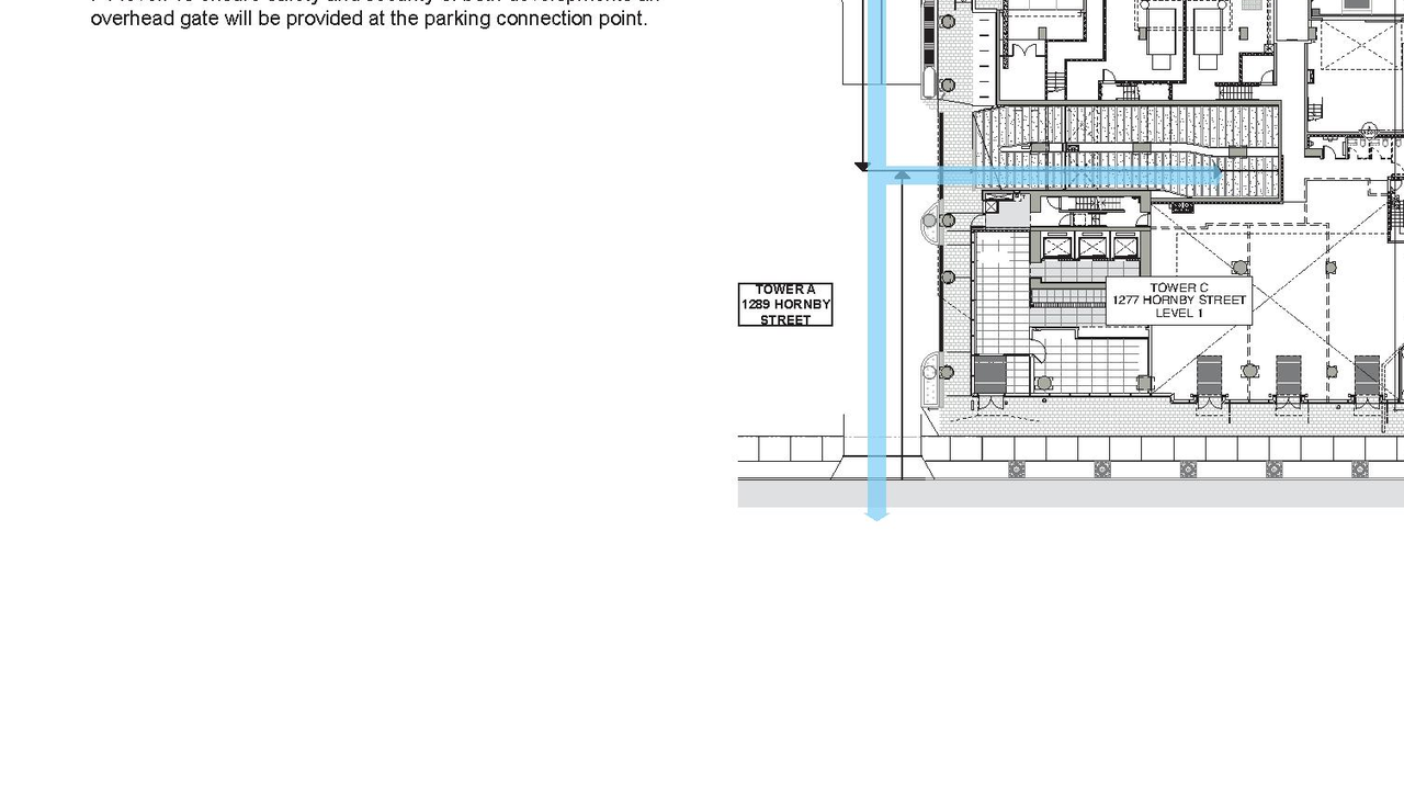 Construction site plan for project from page 37 of the file 'Application Booklet'