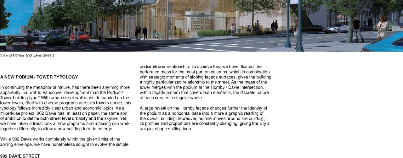 Rendering of building from page 43 of the file 'Application Booklet'
