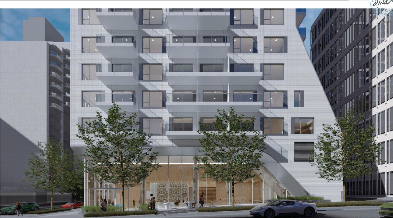 Rendering of building from page 53 of the file 'Application Booklet'