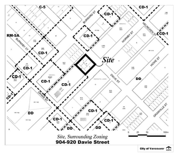 Construction site plan for project from page 3 of the file 'Report'