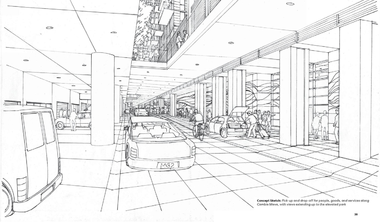 Rendering of building from page 38 of the file 'Application Booklet'
