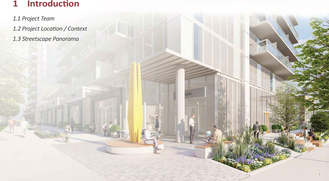Rendering of building from page 3 of the file 'Application booklet'