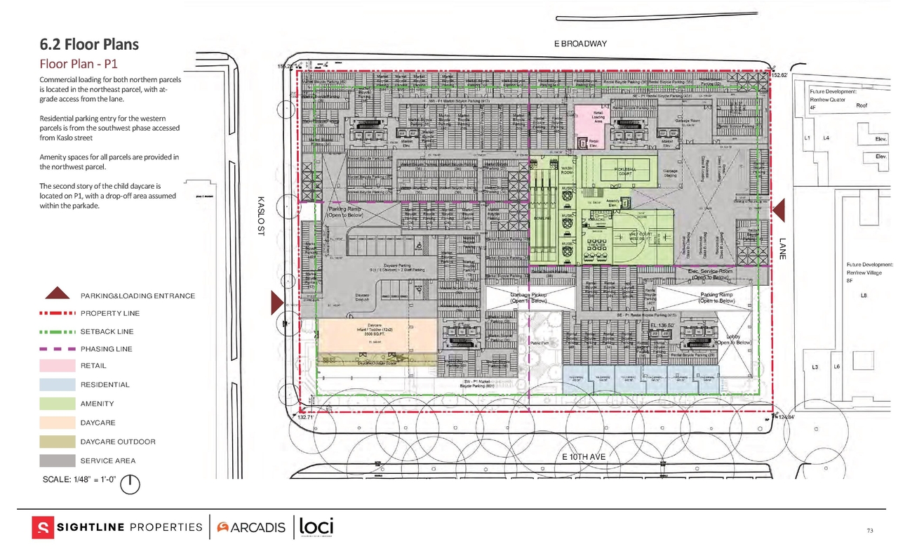 Floor plan for project from page 81 of the file 'Application booklet'