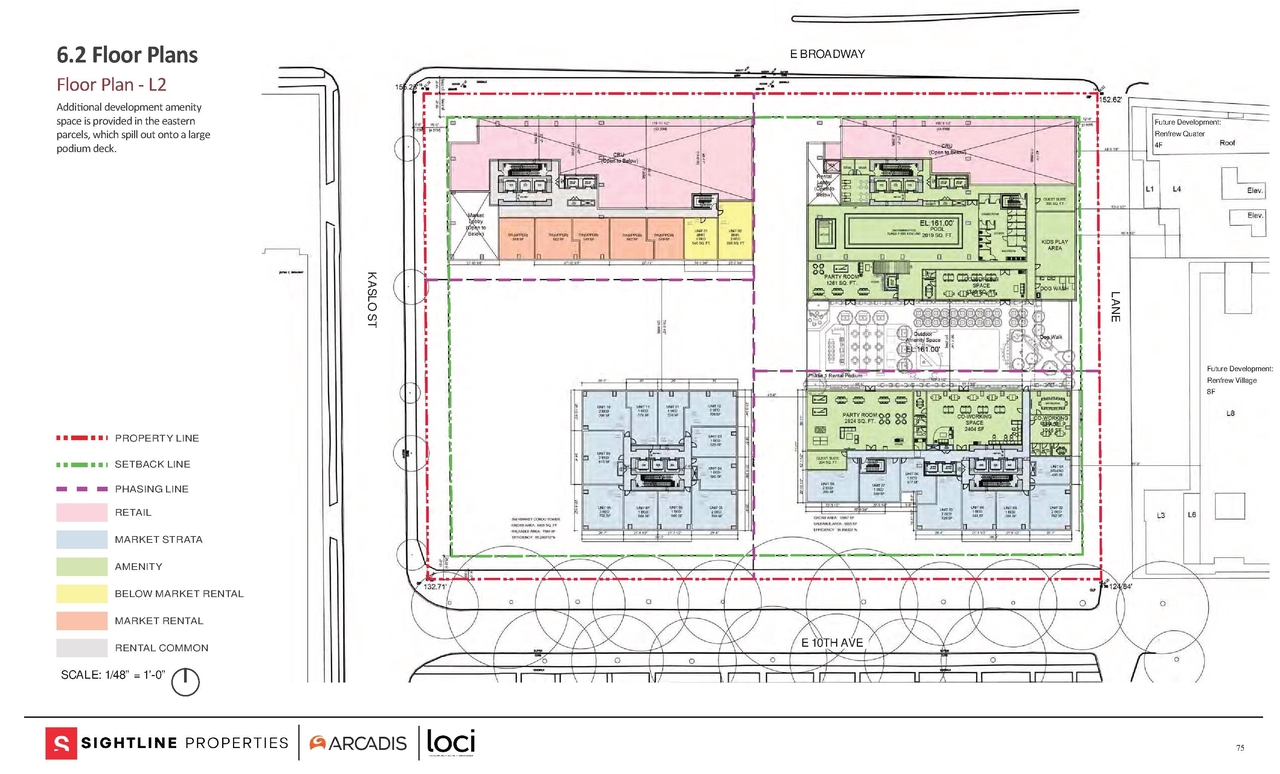 Floor plan for project from page 83 of the file 'Application booklet'