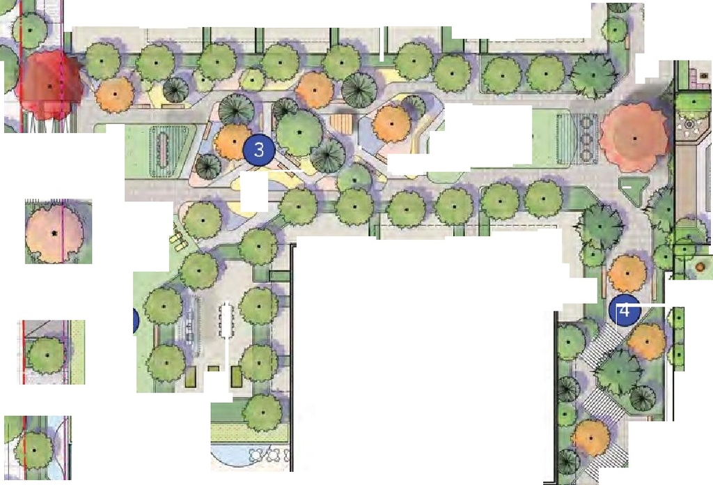 Construction site plan for project from page 50 of the file 'Revised application booklet'