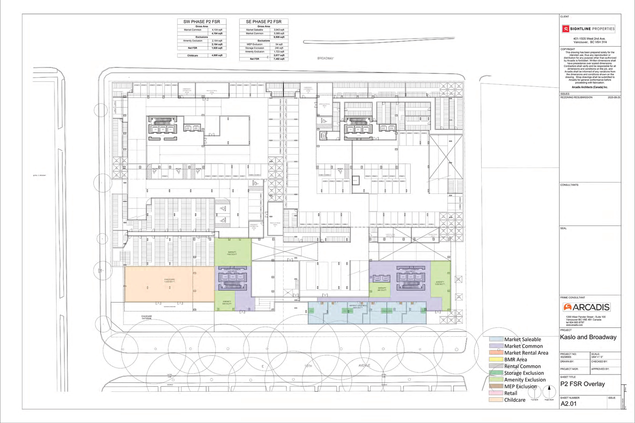 Construction site plan for project from page 40 of the file 'Architectural drawings'