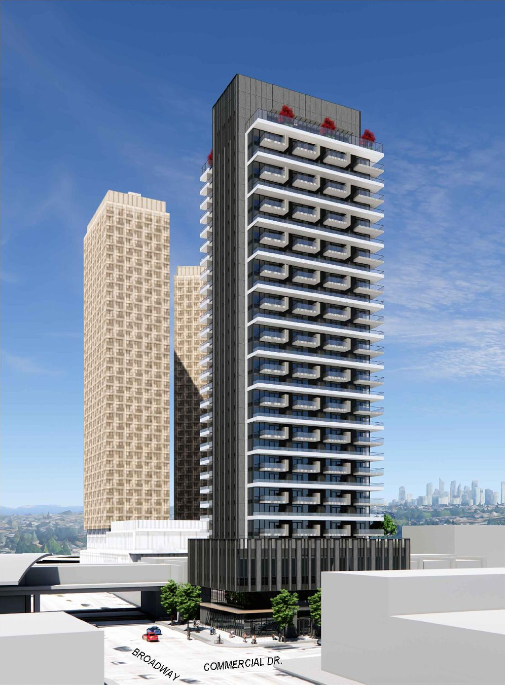 Rendering of building from page 27 of the file 'Application booklet'