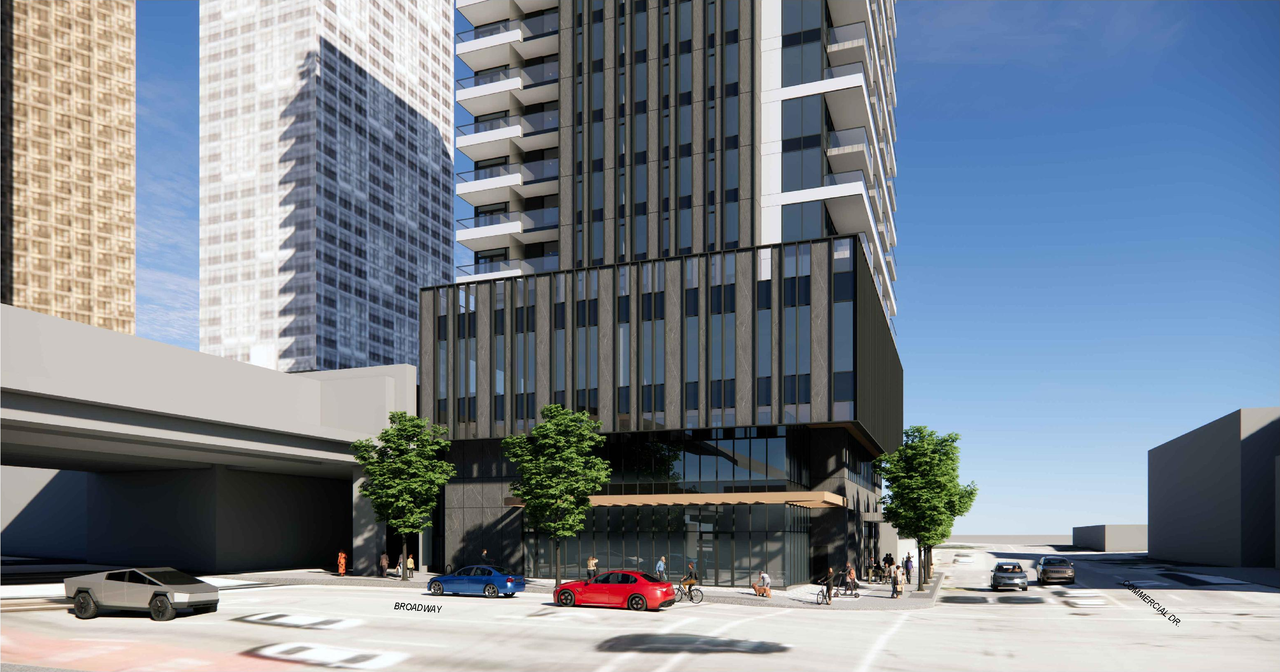 Rendering of building from page 29 of the file 'Application booklet'