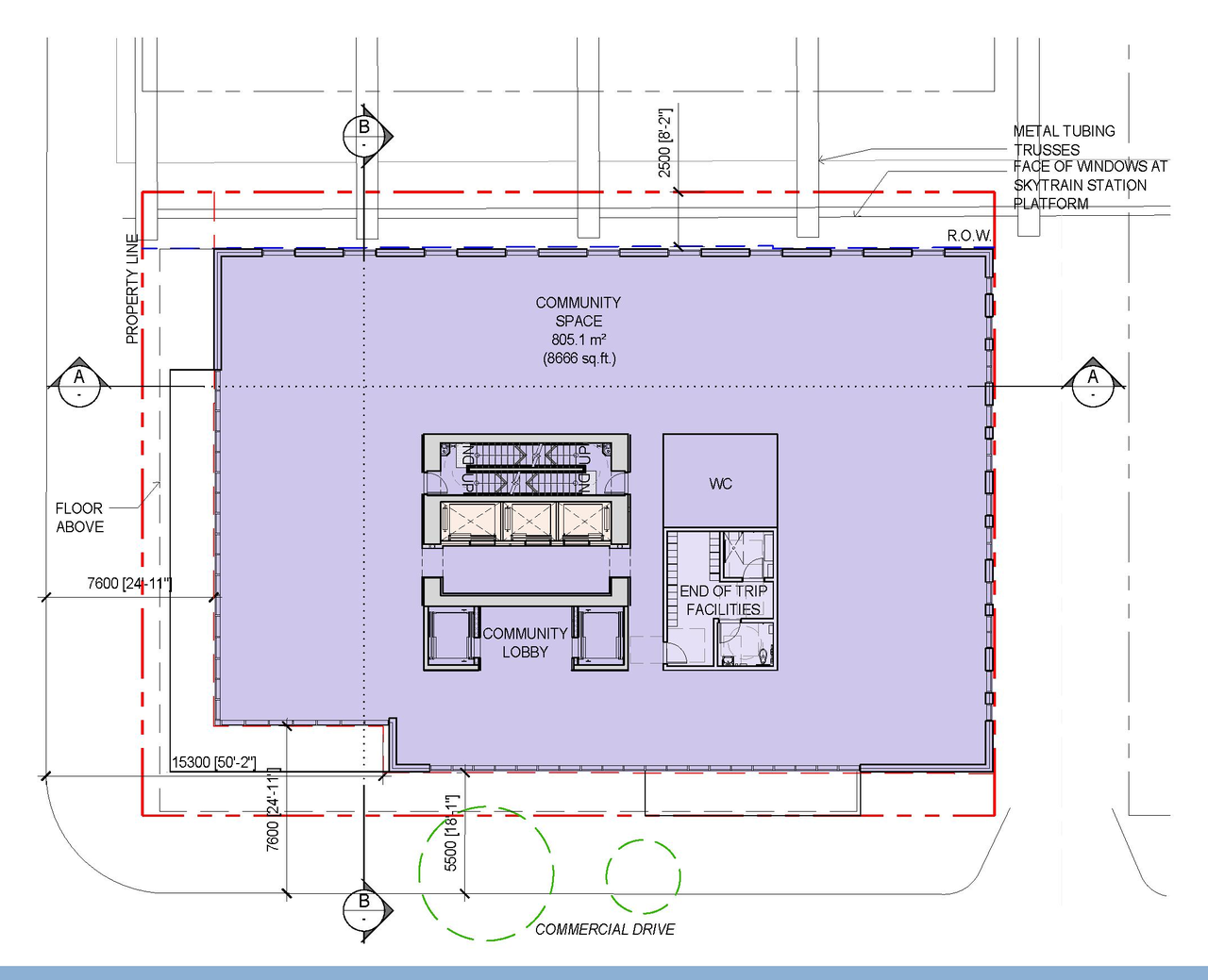 Floor plan for project from page 46 of the file 'Application booklet'