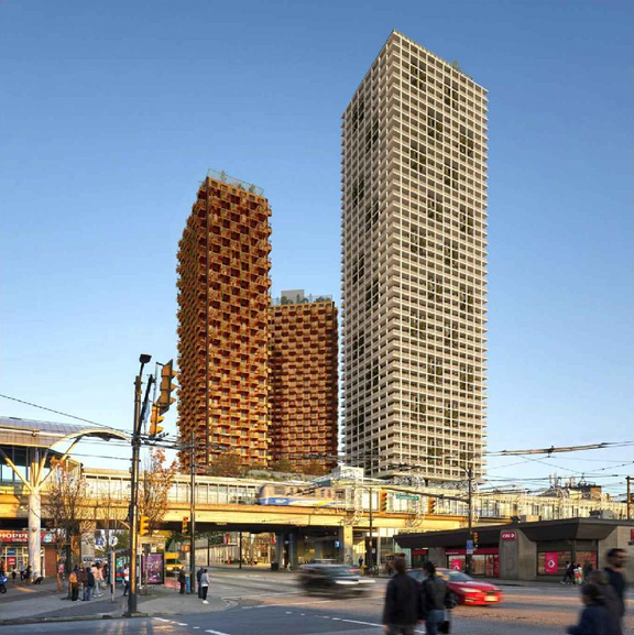 Rendering of building from page 5 of the file 'Application booklet'