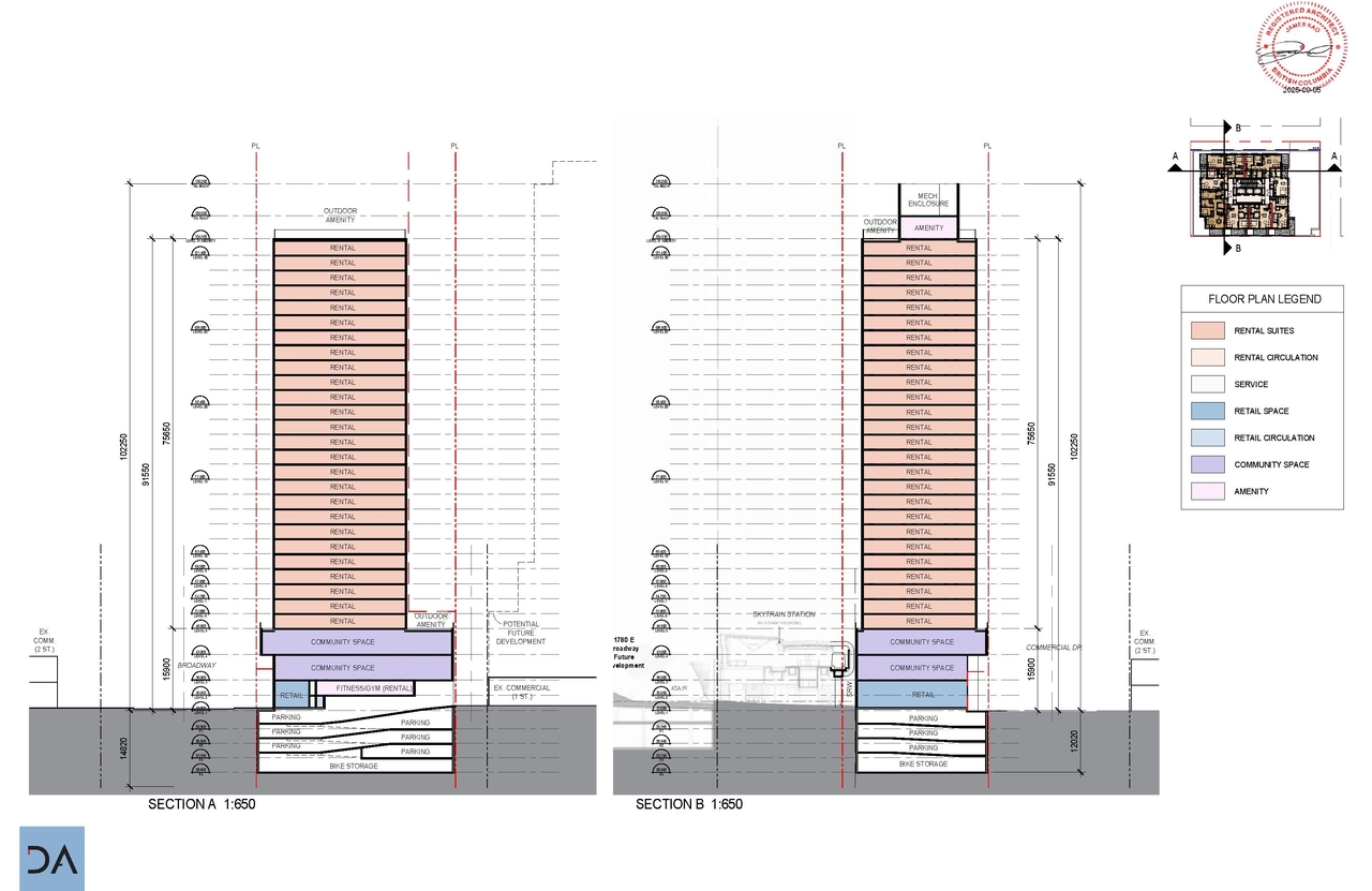 Floor plan for project from page 56 of the file 'Application booklet'