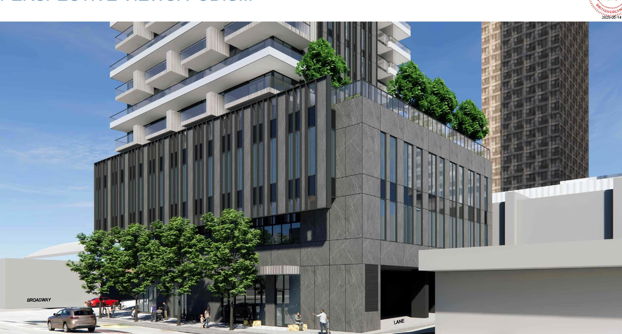 Rendering of building from page 31 of the file 'Application booklet'