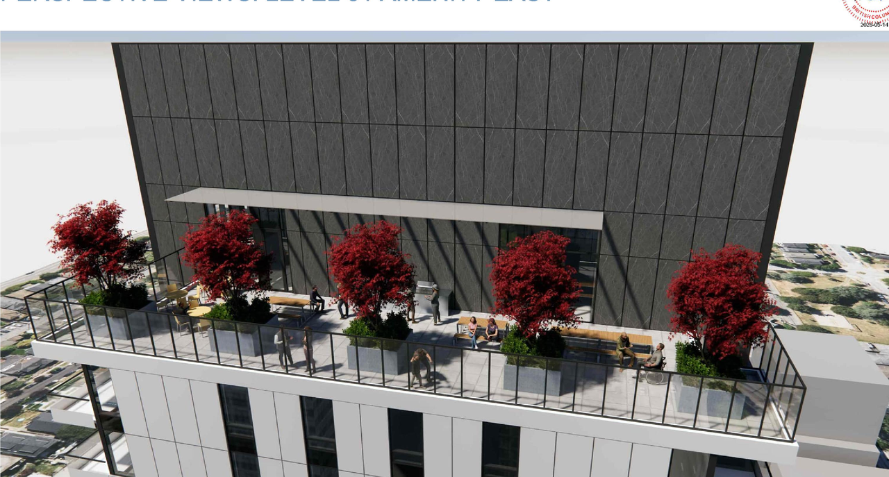 Rendering of building from page 34 of the file 'Application booklet'