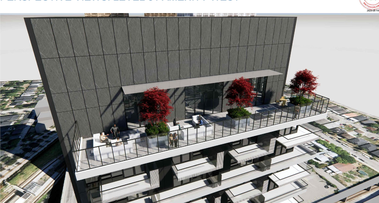 Rendering of building from page 35 of the file 'Application booklet'