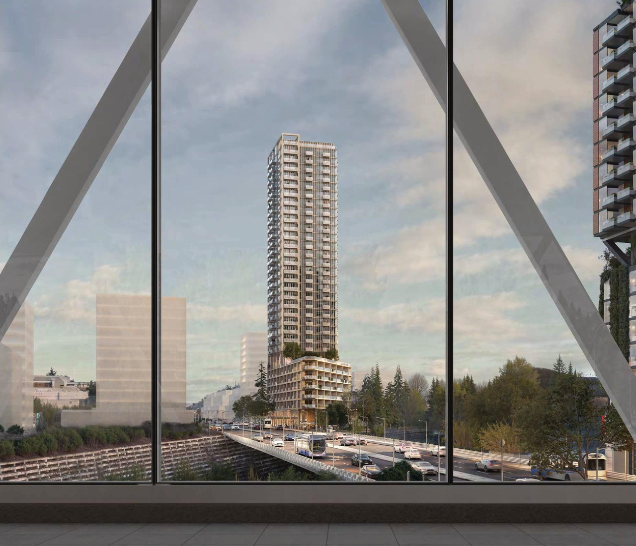 Rendering of building from page 42 of the file 'Updated application booklet'