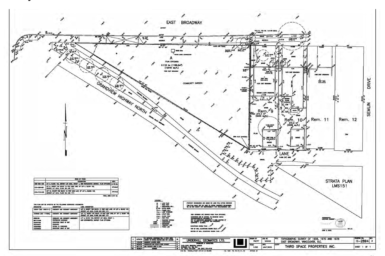 Construction site plan for project from page 59 of the file 'Updated application booklet'