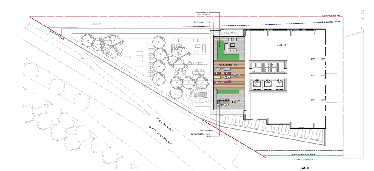 Floor plan for project from page 65 of the file 'Updated application booklet'