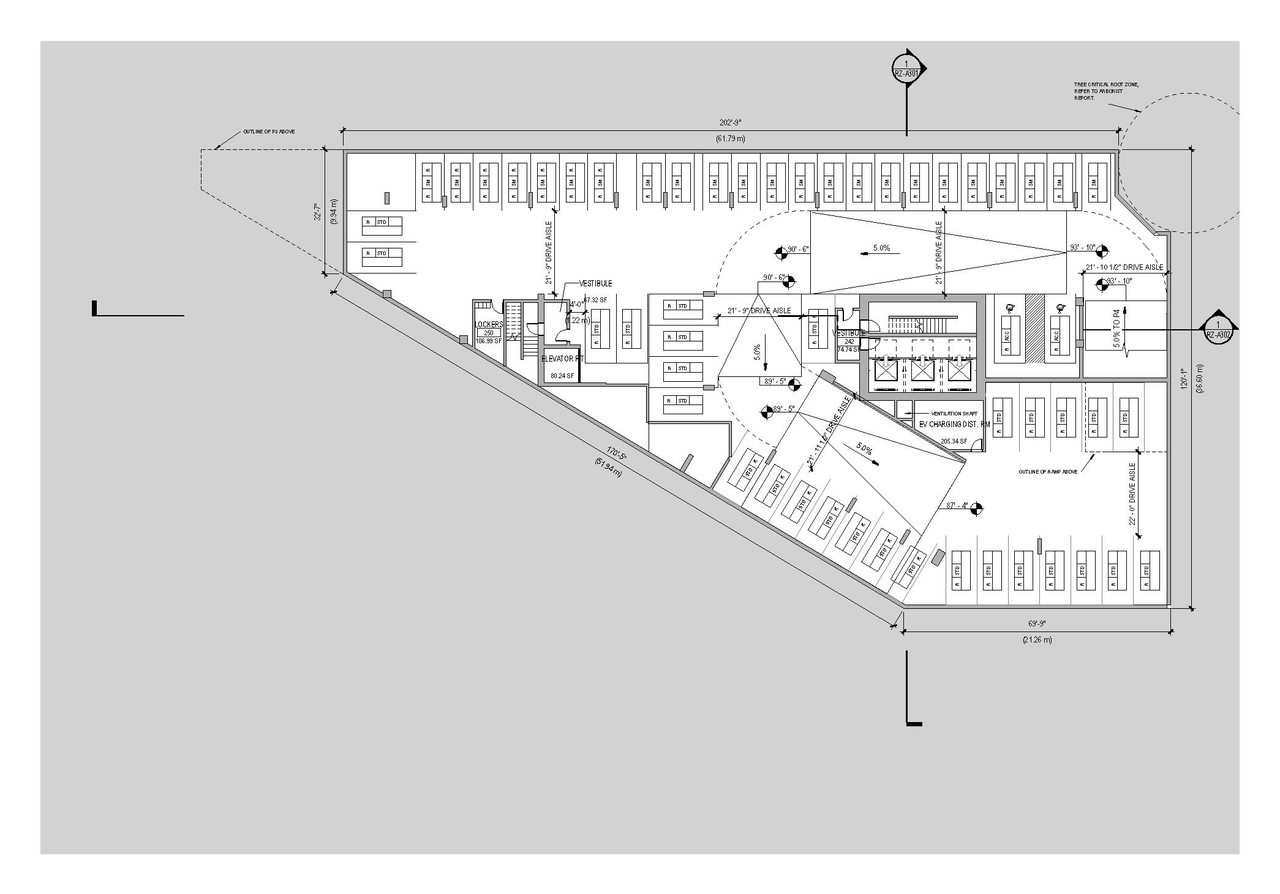 Floor plan for project from page 70 of the file 'Updated application booklet'
