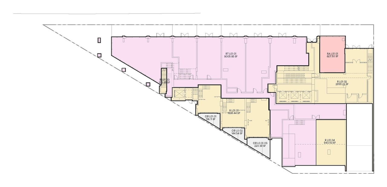 Floor plan for project from page 92 of the file 'Updated application booklet'
