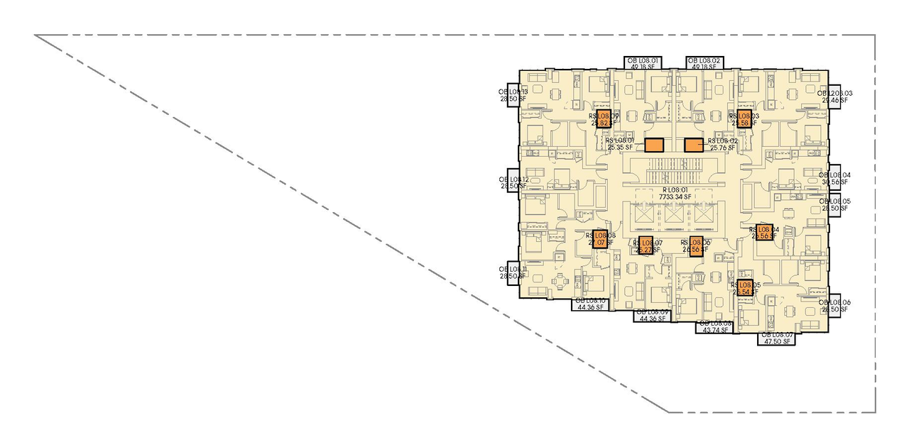 Floor plan for project from page 96 of the file 'Updated application booklet'
