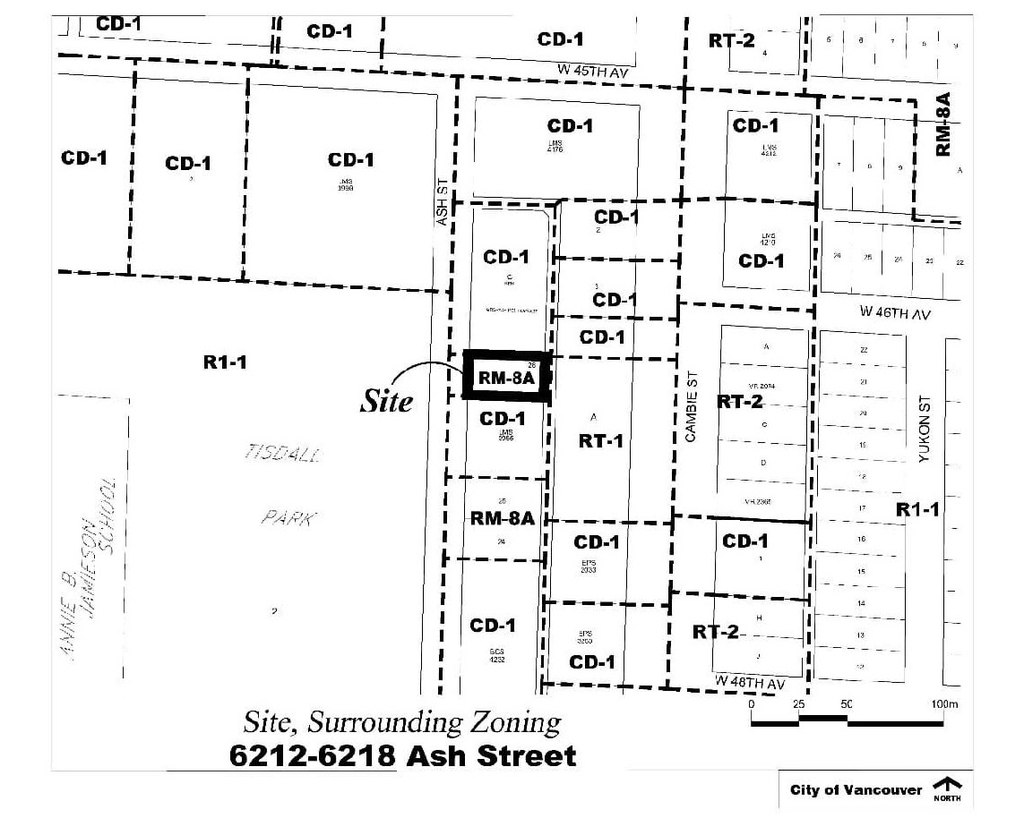Construction site plan for project from page 3 of the file 'Report'