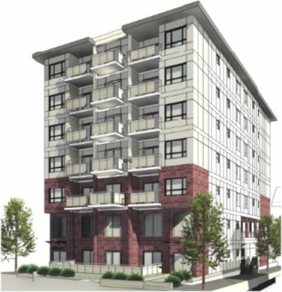 Rendering of building from page 4 of the file 'Report'