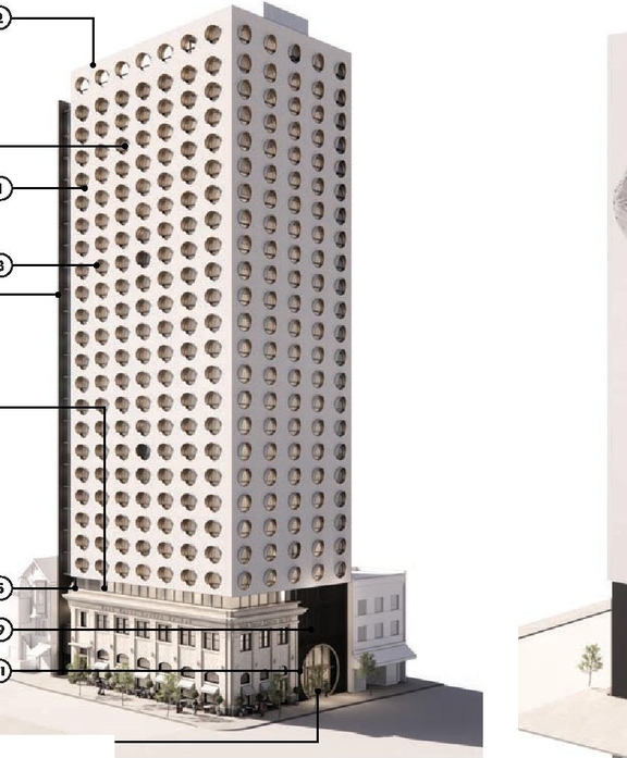 Rendering of building from page 51 of the file 'Applicaiton booklet'