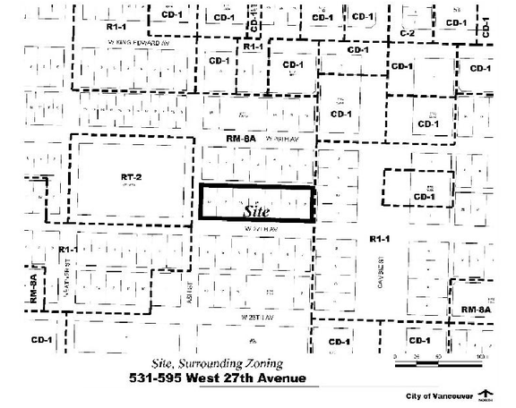 Construction site plan for project from page 3 of the file 'Report'