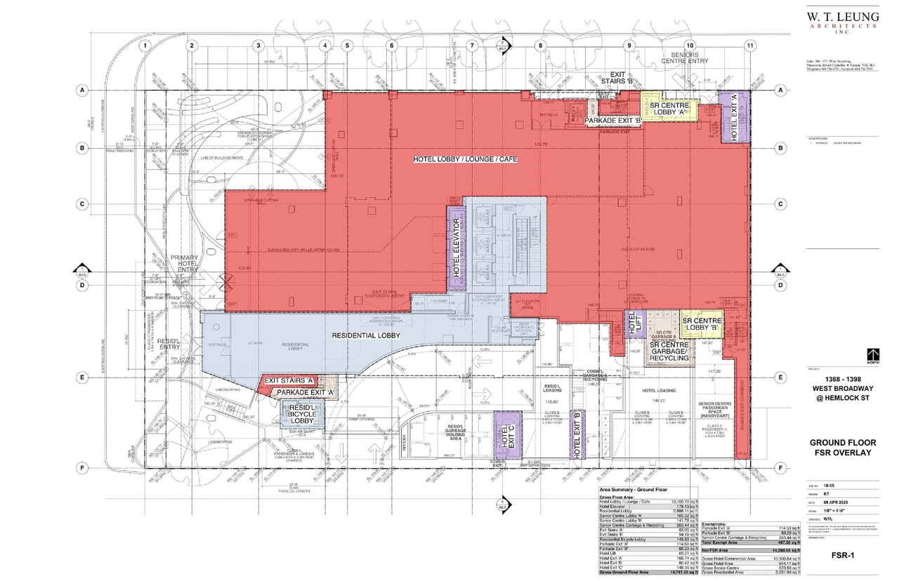 Construction site plan for project from page 55 of the file 'Application booklet'