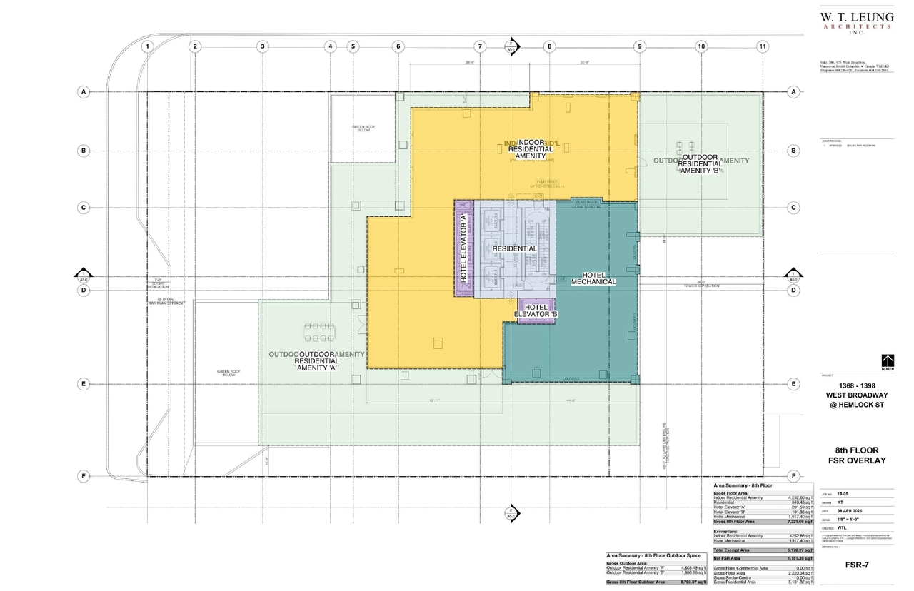 Construction site plan for project from page 61 of the file 'Application booklet'