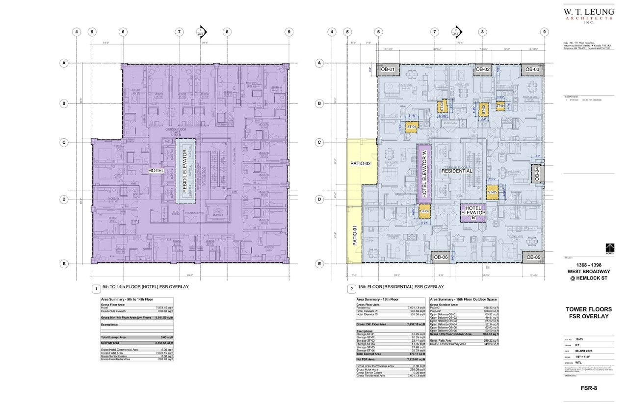 Construction site plan for project from page 62 of the file 'Application booklet'