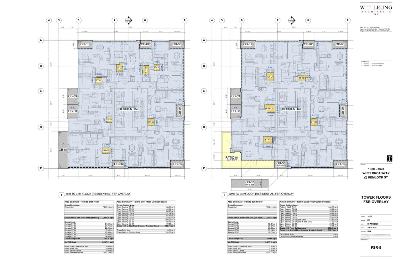 Floor plan for project from page 63 of the file 'Application booklet'
