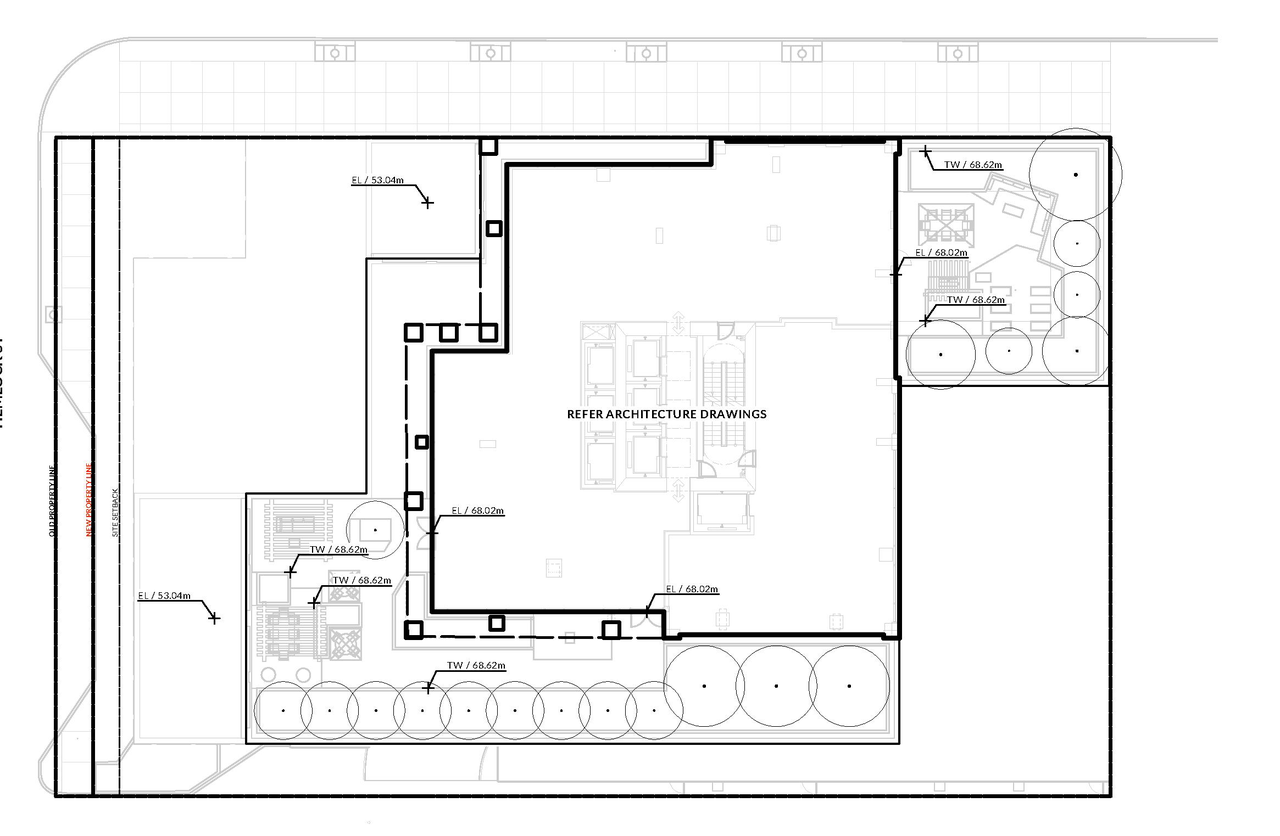 Floor plan for project from page 36 of the file 'Architectural drawings '